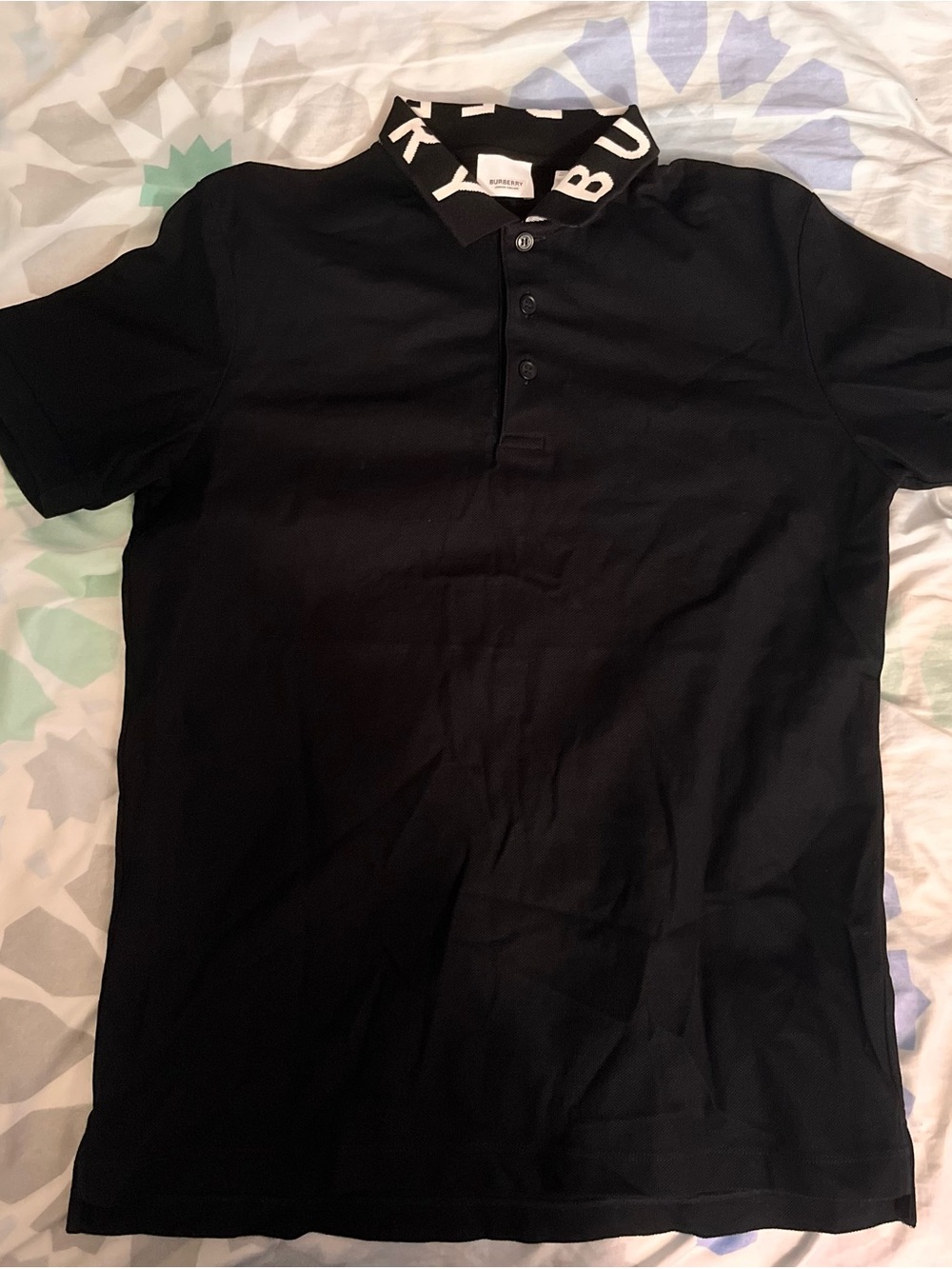 Burberry Ryland Collar Logo Polo